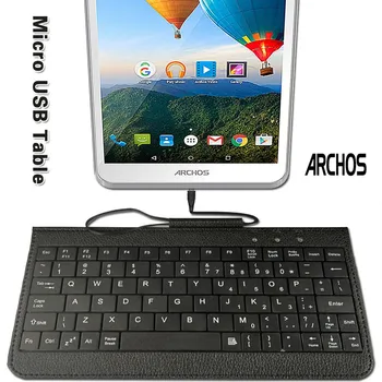 

Micro USB Keyboard PU Leather Stand Case for ARCHOS 7/ARCHOS 70/70b Helium Drop Resistance Tablet Keyboard+Bracket