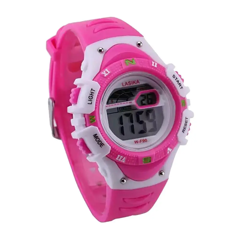 Водонепроницаемый для маленьких мальчиков многофункциональные часы-будильник студент Водонепроницаемый Спорт Мода электронные часы подарок детские часы Relogio Infantil Q