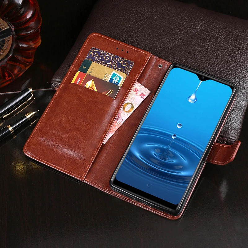 Чехол-книжка для Leagoo M12, деловой чехол-кошелек из искусственной кожи, чехол для телефона для Leagoo M12, чехол Fundas с отделением для карт, аксессуары