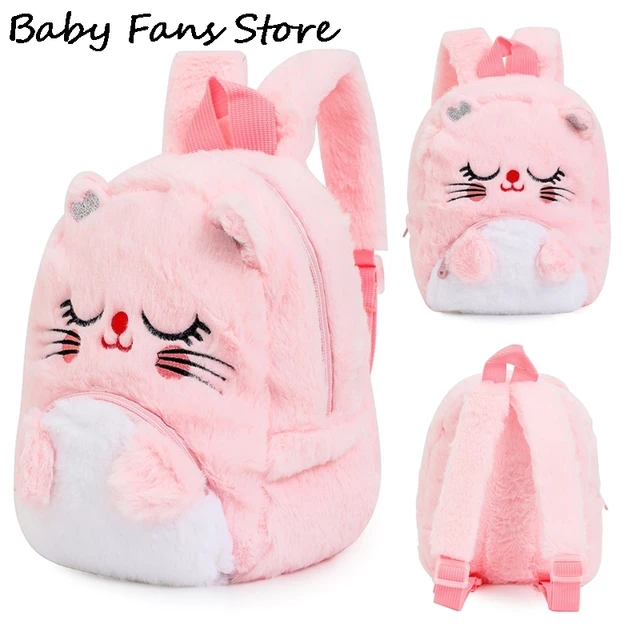 Winter Unicorn Plush Backpack Girls Soft Cartoon Book Bag Kids Children Schoolbag Kawaii Animal Preschool Bag Mini Backpacks 5