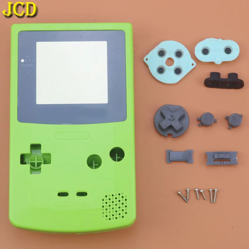 JCD 1 шт. для NAND Запчасти для Gameboy игровой запасной чехол пластиковая оболочка Крышка для консоль GBC полный корпус Чехол - Цвет: E