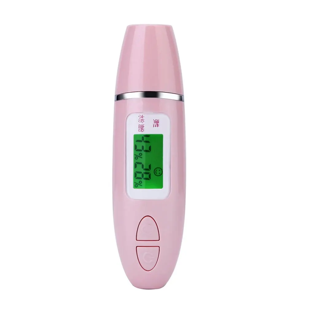 Тестер для кожи батареи Цифровой измеритель водного баланса кожи тестер ручка Многофункциональный тестер влажности кожи