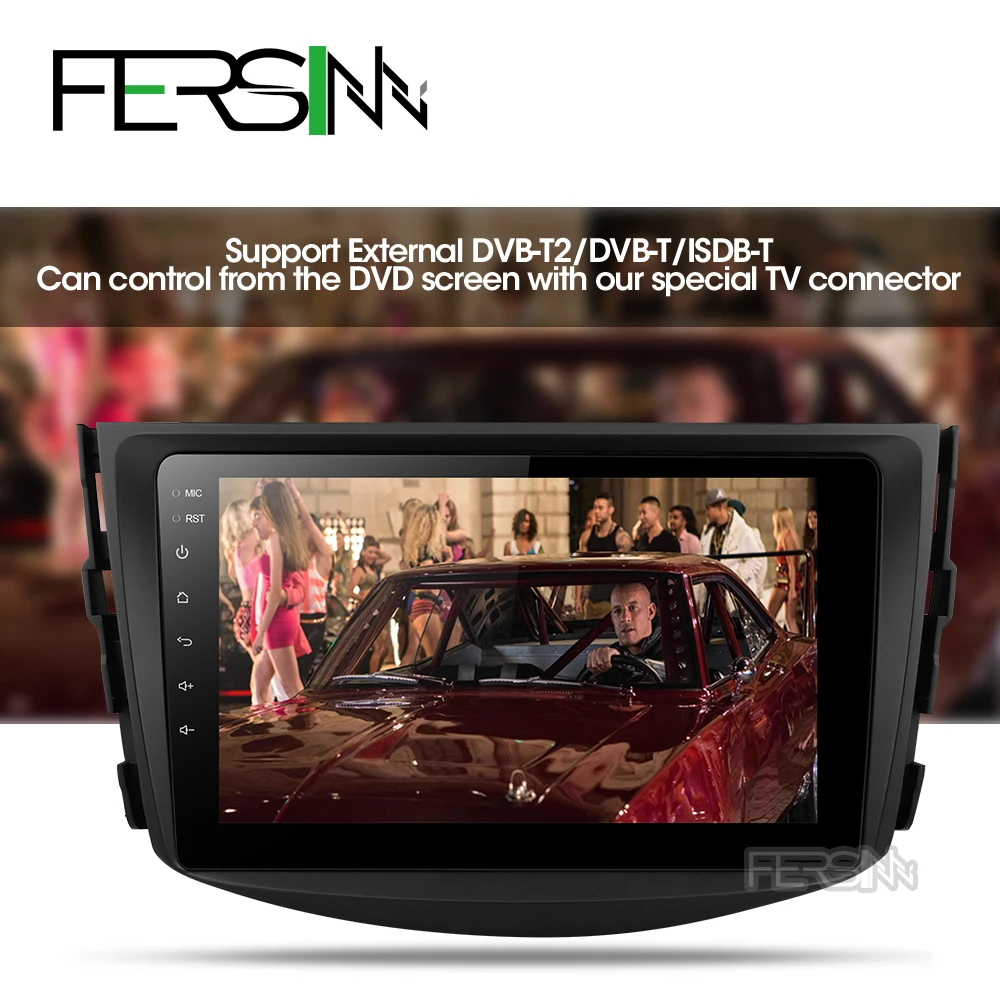 Excellent Fersinny CRAV48060 Octa 8 Core Car DVD GPS Navigation palyer Android 9.0 Car DVD Player for toyota rav4 2007 2008 2009 2010 2011 5