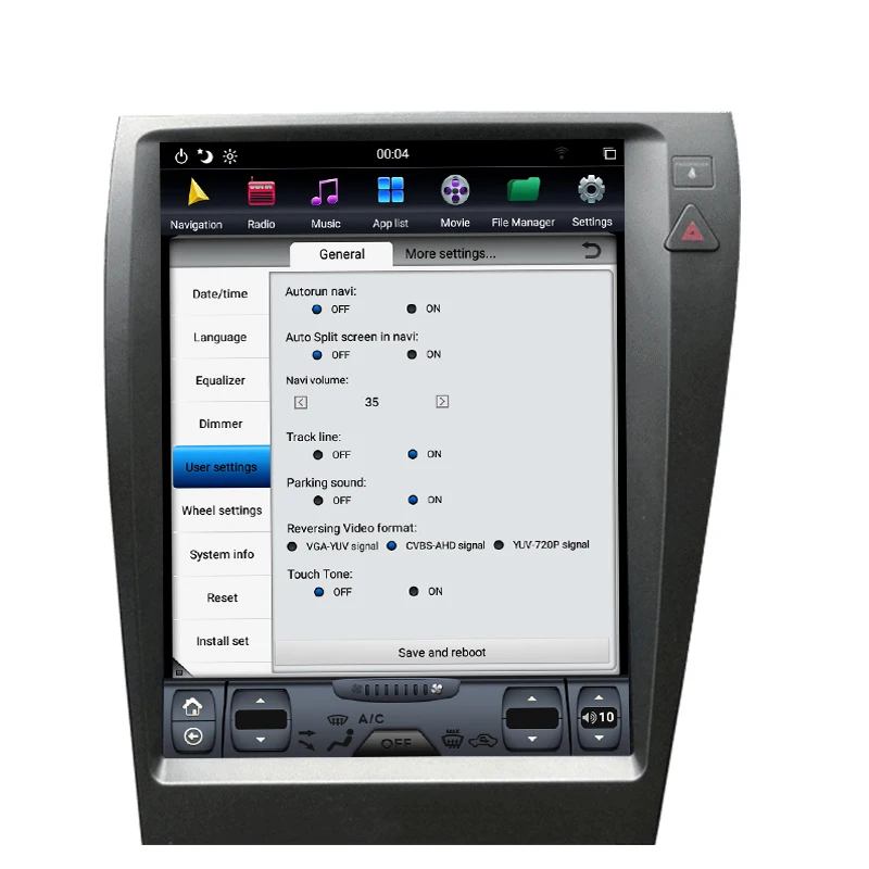 Flash Deal NAVITOPIA 12.1inch 4G+64GB Tesla Style Vertical Screen Android 8.1 Car DVD GPS Navigation for Lexus ES240 ES350 14