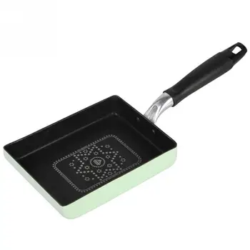 

Household Omelette Pan Rectangle Non Stick Restaurant Easy Clean Frying Artificial Diamond Coating Japanese Tamagoyaki Kitchen
