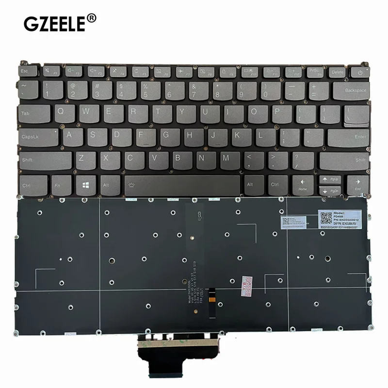 Teclado Portátil para Lenovo Eua ru sp po Retroiluminado 720s13 320s-13 Air 137000 720s-13ikb 720s-13arr Novo