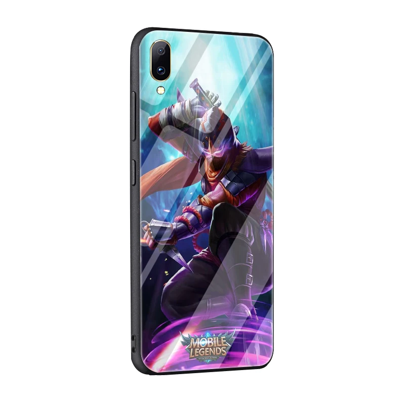 EWAU Mobile Legends закаленное Стекло телефон крышка для Vivo V5 Y89 Y85 V15 Y17 Y91 Y93 Y95 Y91C - Цвет: G10