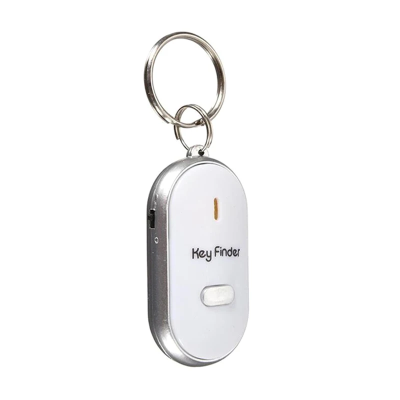 LED Key Finder Locator Find Lost Keys Chain Keychain Whistle Sound Control Locator Keychain Accessories H-best