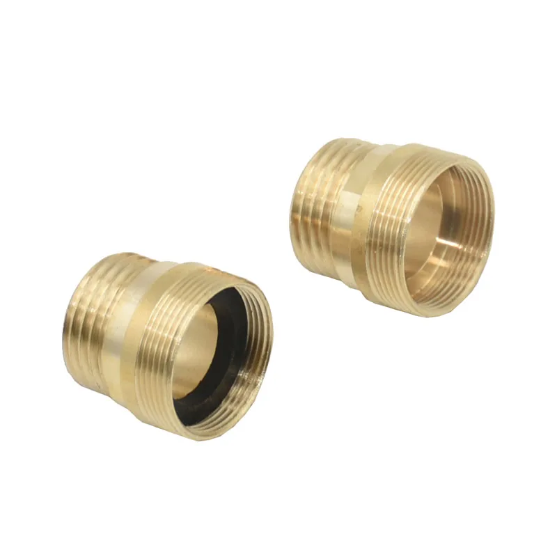 Adattatore Rubinetto M22 A M22 - 2 Pezzi, Ottone, Per Filtri Acqua - Foto 3