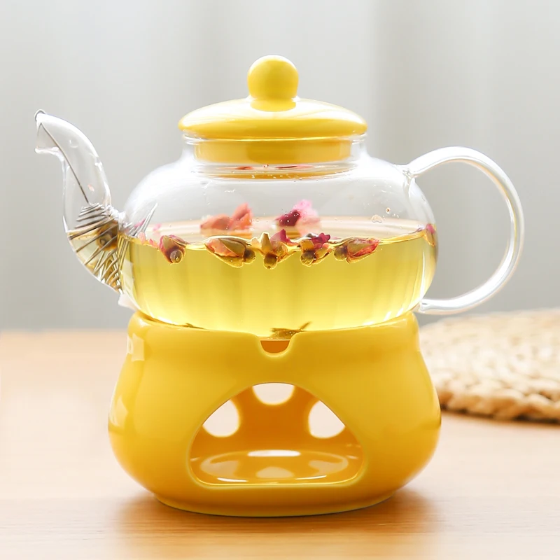 Креативный керамический стеклянный чайный горшок свечной обогреватель