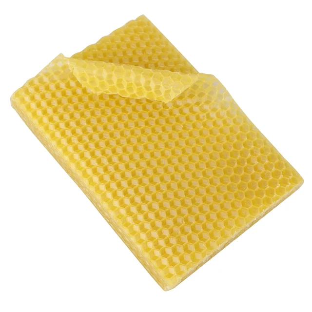 10 db 13*9 Cm Méhviasz Alapítvány Méh Fésű Mézes Keret Szerszámok Méhészeti Berendezés Kaptár Viasz Alaplapok Anyag Fészek - Image 5