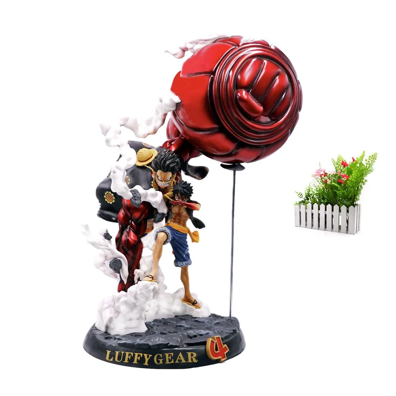 

Anime One Piece Luffy Gear 4 GK Big Size 58 CM PVC Figure Collectible PVC Toy Model Christmas Gift Toy