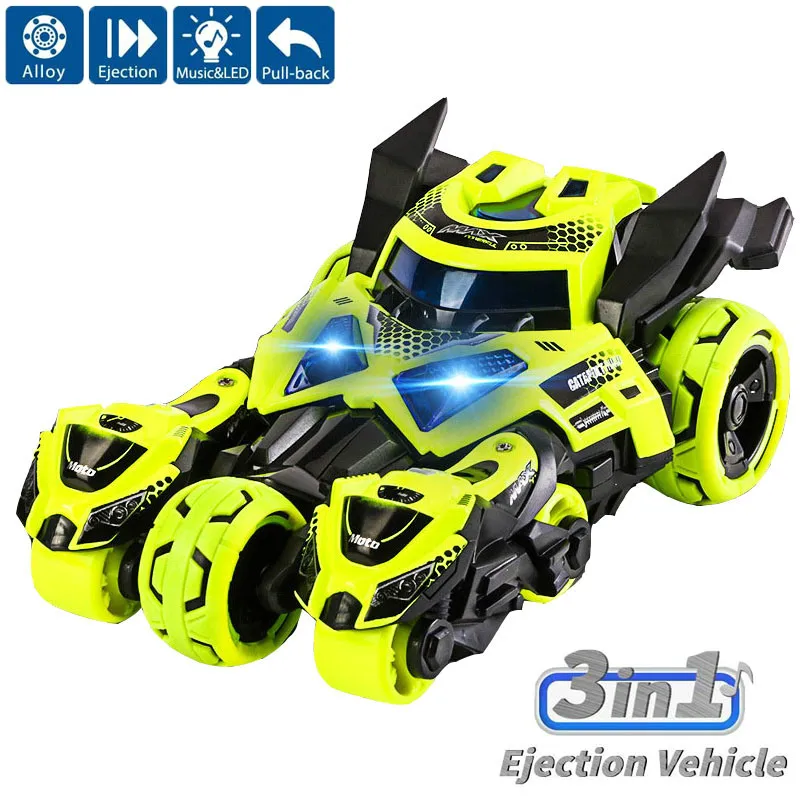 Model new 1:32 Alloy Car Pull Back Diecast Model Toy Sound Light Collection Brinquedos Eject Car Vehicle Toys For Children Gift
