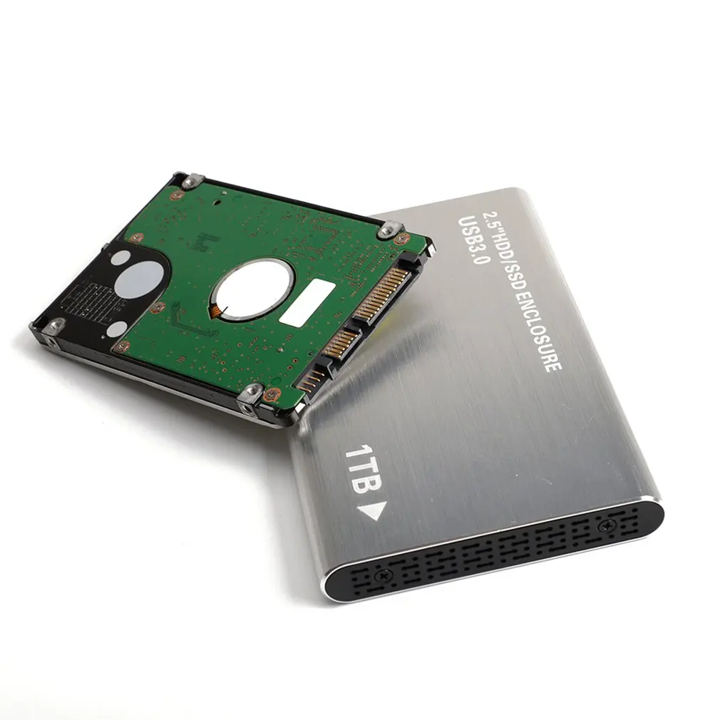 De aluminio portátil borde redondo disco duro Usb 30 2Tb 1Tb externa unidad de disco duro HDD para