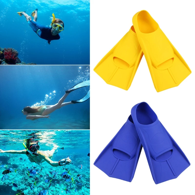 Silicone Professional Scuba Diving Fins Snorkel Swimming Fins for Adults Kids 