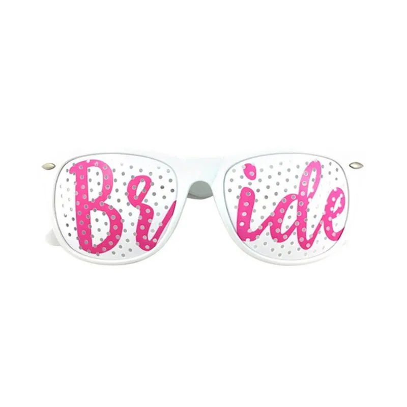 1pcs Bachelorette Hen Party Supplies BrideTeam Bride Glasses Wedding Party Decor Night Party Bridal Themed Favors DT9 (10)