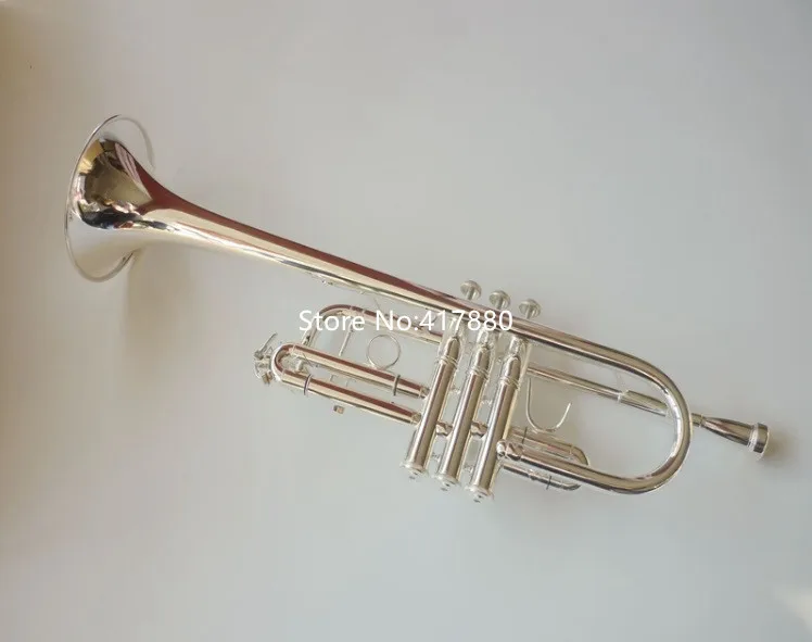 Selling Trumpet C tone C180SML-239 Sliver Plated professional performance level Musical Instruments