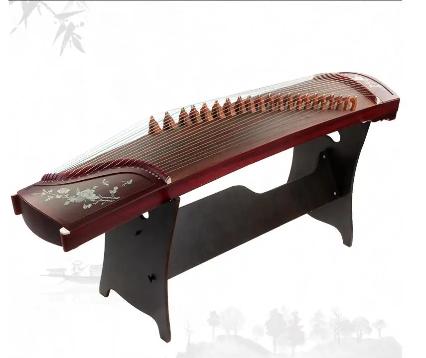 model 1 Профессиональный 21 струнный китайский zither тонкой белой сосны твердой древесины guzheng профессиональные копки вставки solidwood Gu zheng zither - Цвет: model 1