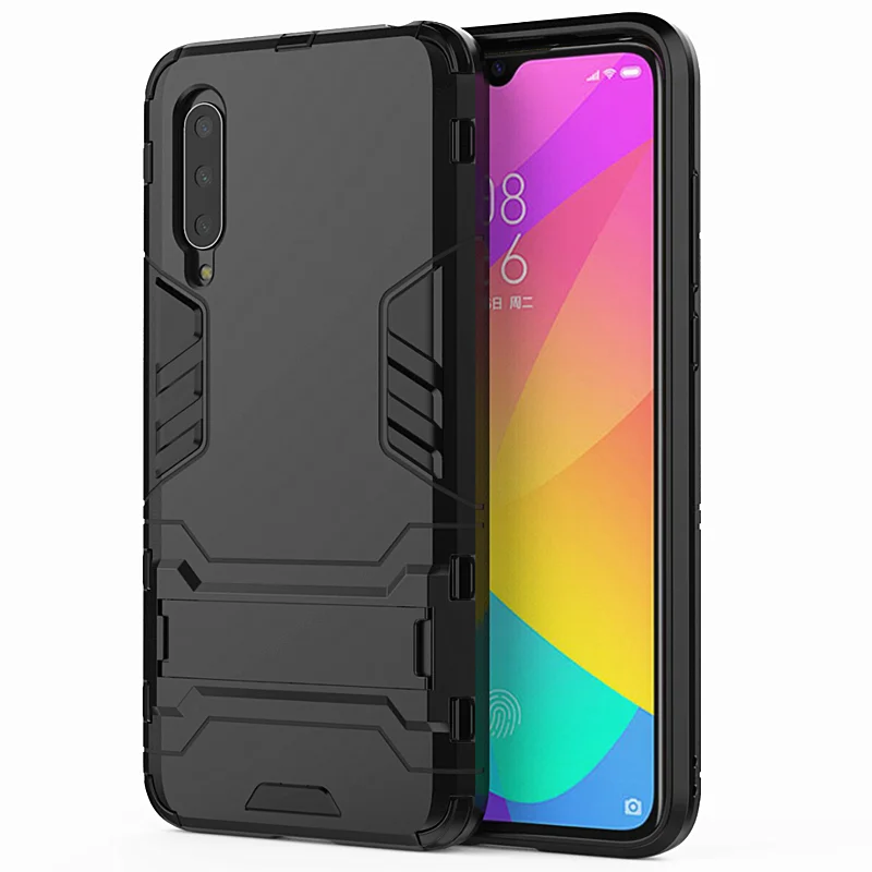 Xiaomi Mi 9 Lite A3 Lite Гибридный противоударный бронированный автомобильный чехол для телефона с кольцом-подставкой для Mi A3Lite 9 Lite CC9 CC9E чехол-Кобура