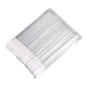 

Hot 200pcs Disposable Lip Brush For Lipstick Lipgloss Wands Applicator Mini Brush Beauty Makeup Brushes Tools Wholesale