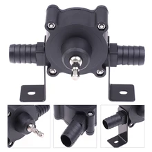  Electric Drill Pump Self Priming Transfer Pumps Oil Fluid Water Pump Portable Round Shank Heavy Duty Self-Priming Hand 