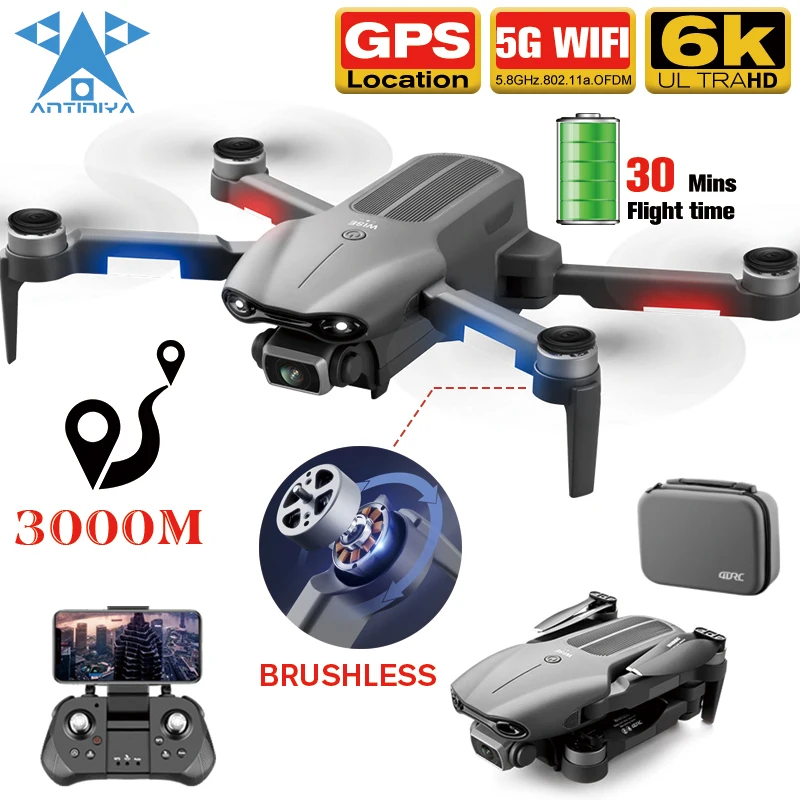 2021 New Camera Drone 4K 6K Aerial Photography with 5G GPS Brushless Foldable Quadcopter RC Profesional FPV Quadcopter dron toy|Camera Drones| - AliExpress