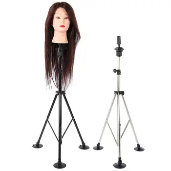 

Wig head Stand Mannequin Tripod Adjustable hairstyle False head Mold Support support, for head Hairdressing Training Head