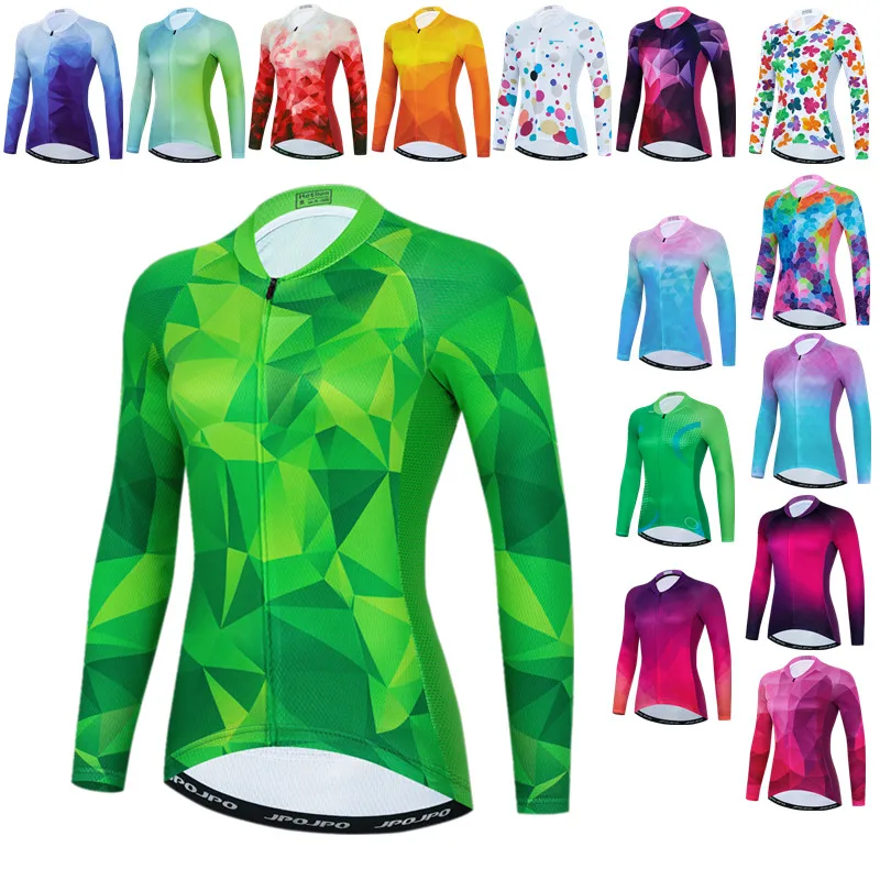 

Weimostar 2024 Womens Cycling Jersey Long Sleeve Pro Team Cycling Clothing Tops Full Sleeve MTB Bike Jersey Ladies Bicycle Shirt