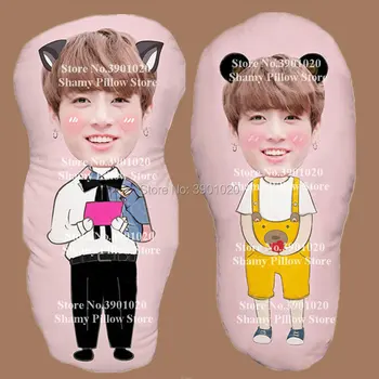 

Kpop Pillow custom cartoon JungKook Baek Hyun PARK JI HOON got7 girl pillow