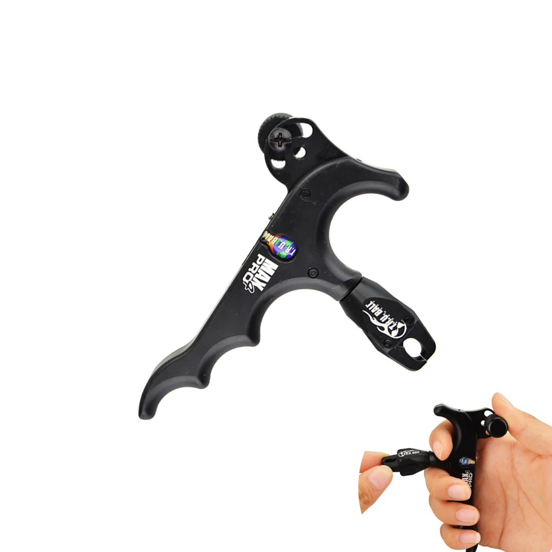 1pc Archery Compound Bow Release 4 Finger Release Aluminum Aid