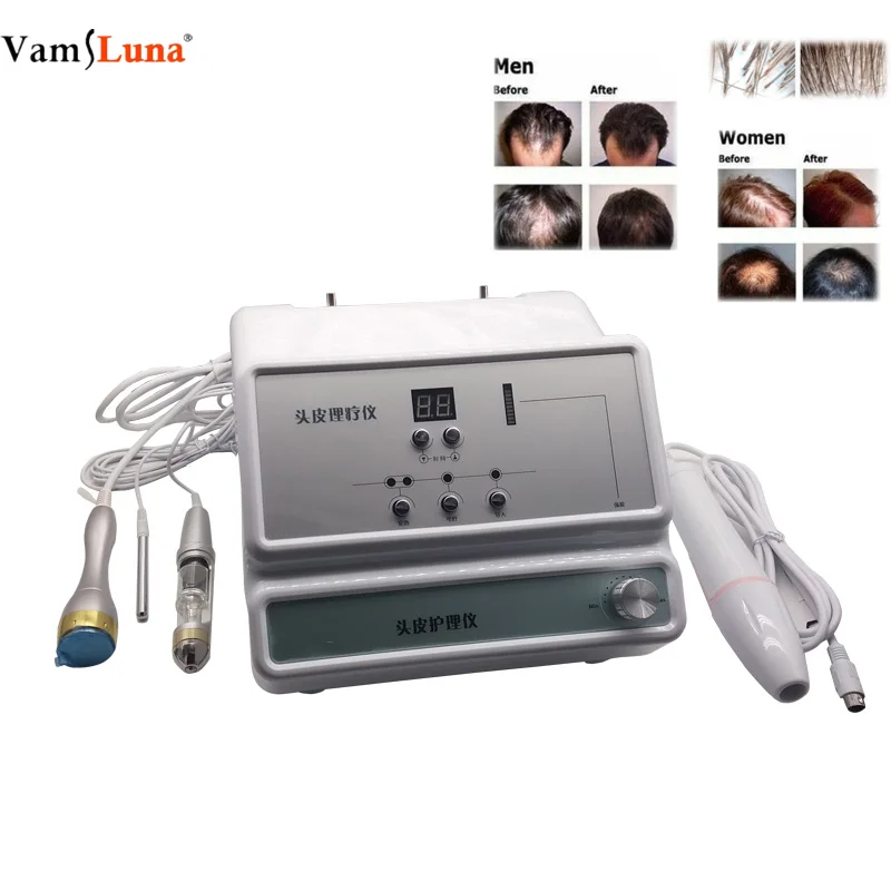 Galvanic Hair Loss Treatment Massager Machine By thermal Conduction