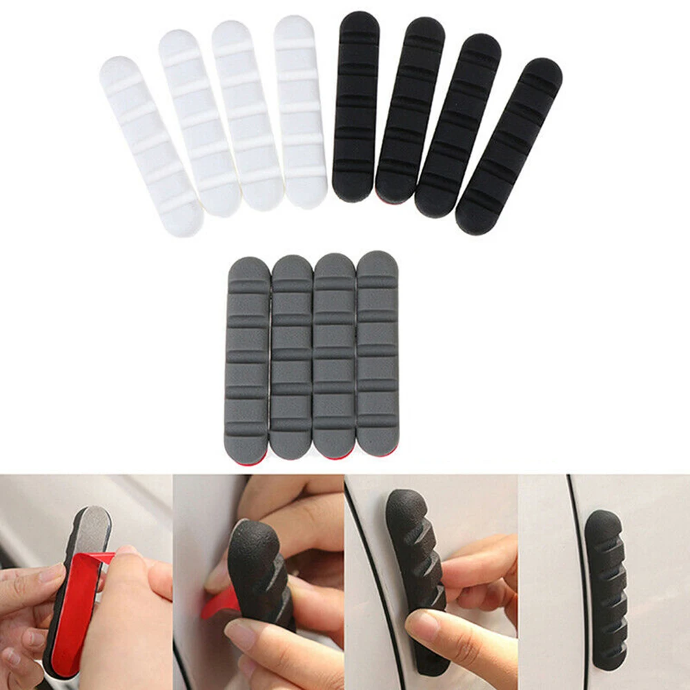 

4pcs car anti-collision strip anti-collision Door solid color rubber PVC anti-rubbing strip