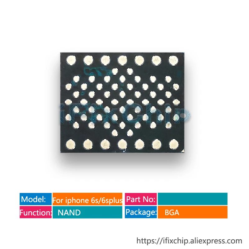 16 Gb/32 Gb/64 Gb/128 Gb/256 Gb Per Il Iphone 6 S/6 S Plus Espandere Aggiornamento Di Capacità Del Disco Rigido Di Memoria Flash Nand Ic Di Chip Hd