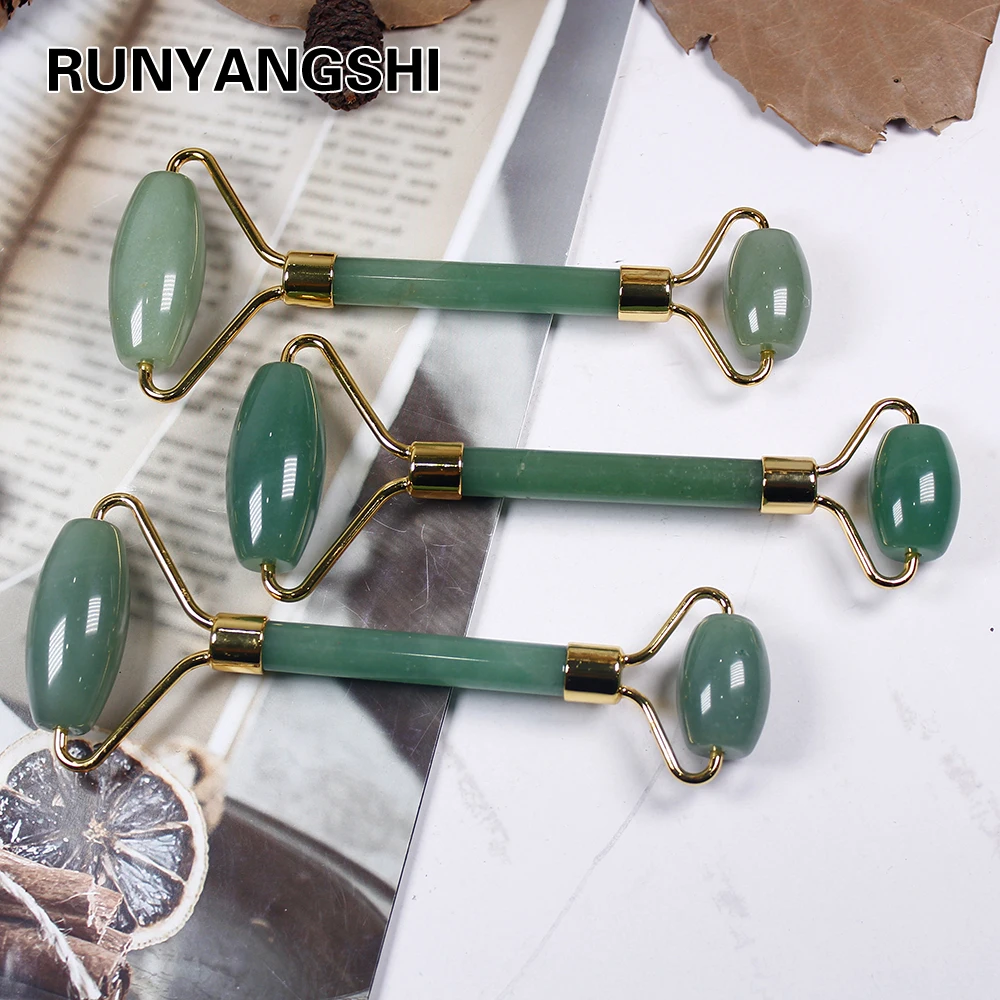 1 шт. Нефритовый ролик для массажа лица Runyangshi|Камни| |