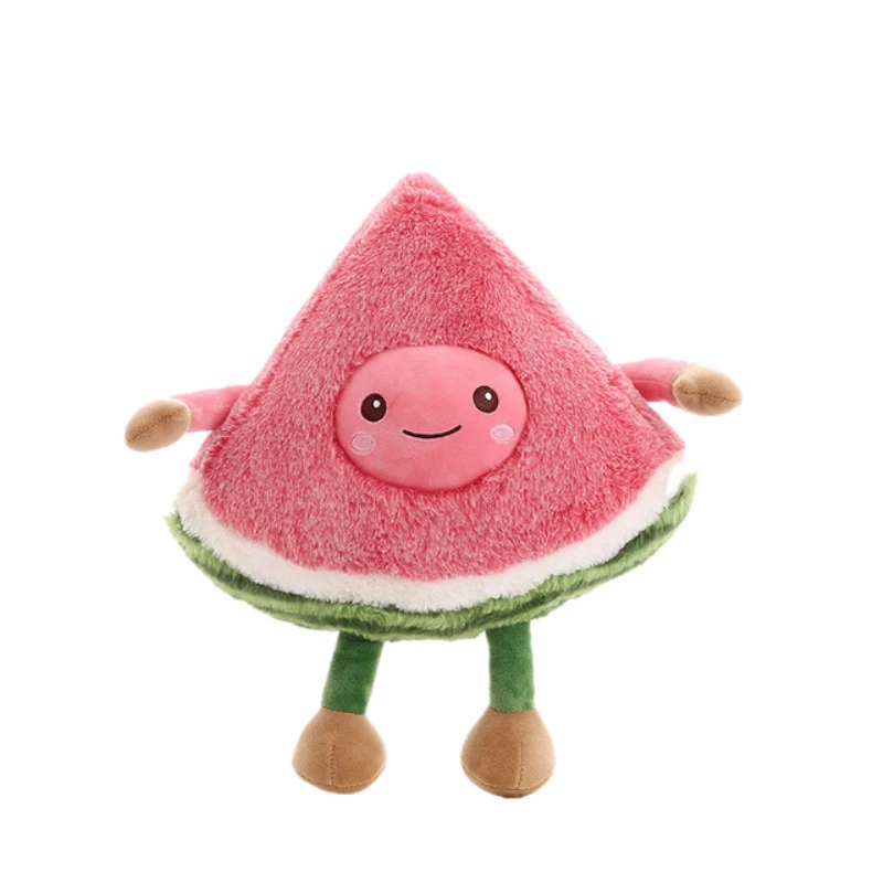 1 шт. Kawaii игрушка арбуз вишня плоды ананаса еда плюшевые милые игрушки мягкие куклы подушка для детей рождественские подарки - Цвет: watermelon