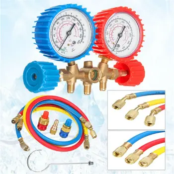 

Refrigerant Manifold Gauge Set Air Conditioning Tools + Refrigerant Testing Char 83XA