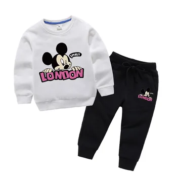 

Spring Baby Boys Girls Clothes Children Cute Cartoon T-shirt Pants 2Pcs/Sets Kids Toddler Cotton Tracksuit Fashion Sport Outfit