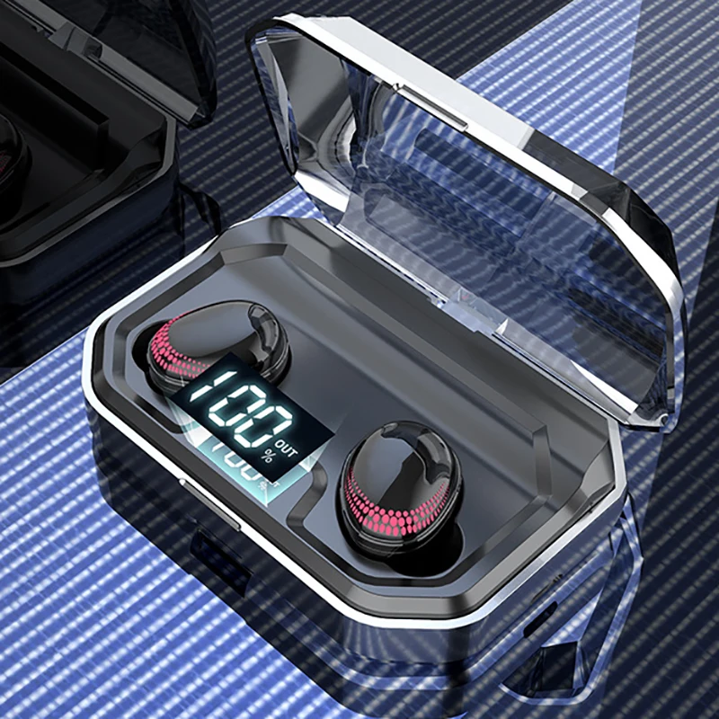 TWS Bluetooth V5.0 HIFI беспроводные наушники 6D стерео спортивные наушники гарнитура с зарядной коробкой микрофон для iPhone Xiaomi