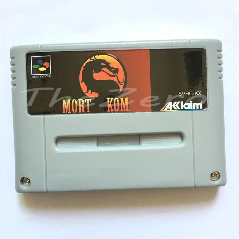 Mortal Kombat 1 Видеоигра для 16 бит карточки для Супер игры консоль картридж карта для 46 pin EUR PAL версия игровой плеер