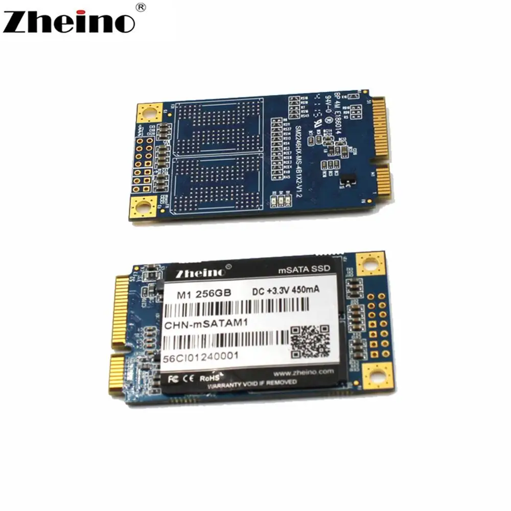 Zheino mSATA SSD 32 Гб 64 Гб 128 ГБ 256 ГБ Внутренний твердотельный накопитель для настольного ноутбука