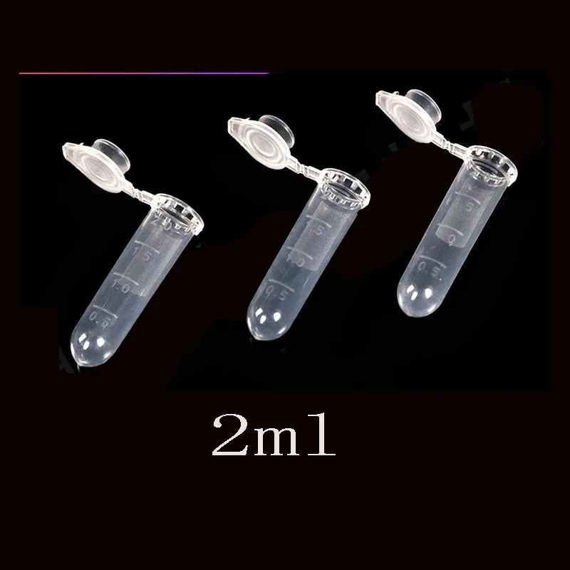 2ml/ 5m /10ml /15ml cover connected centrifugal tube EP tube transparent round bottom with scale