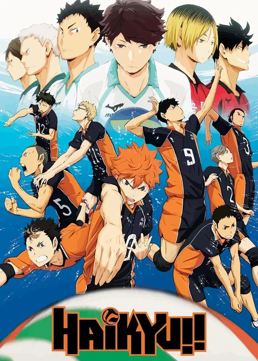 Quadro decorativo Asas Haikyu Anime De volei Arte para sala quarto no  Shoptime