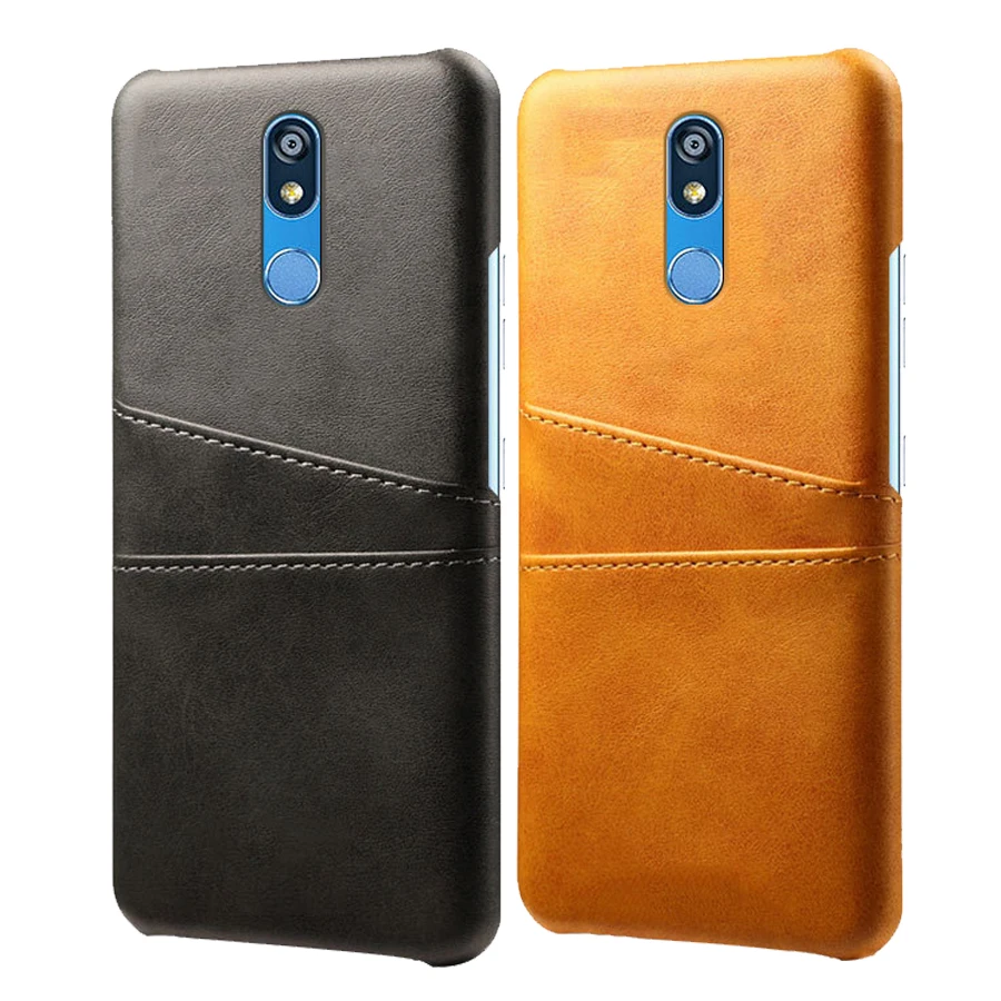 

SCK Leather Card Holder Phone Cases For LG K10 2017 K10 Power K4 2017 K5 K7 K8 2017 EU K8 2018 K10 Pro K20 K40 K50 Phone Cover