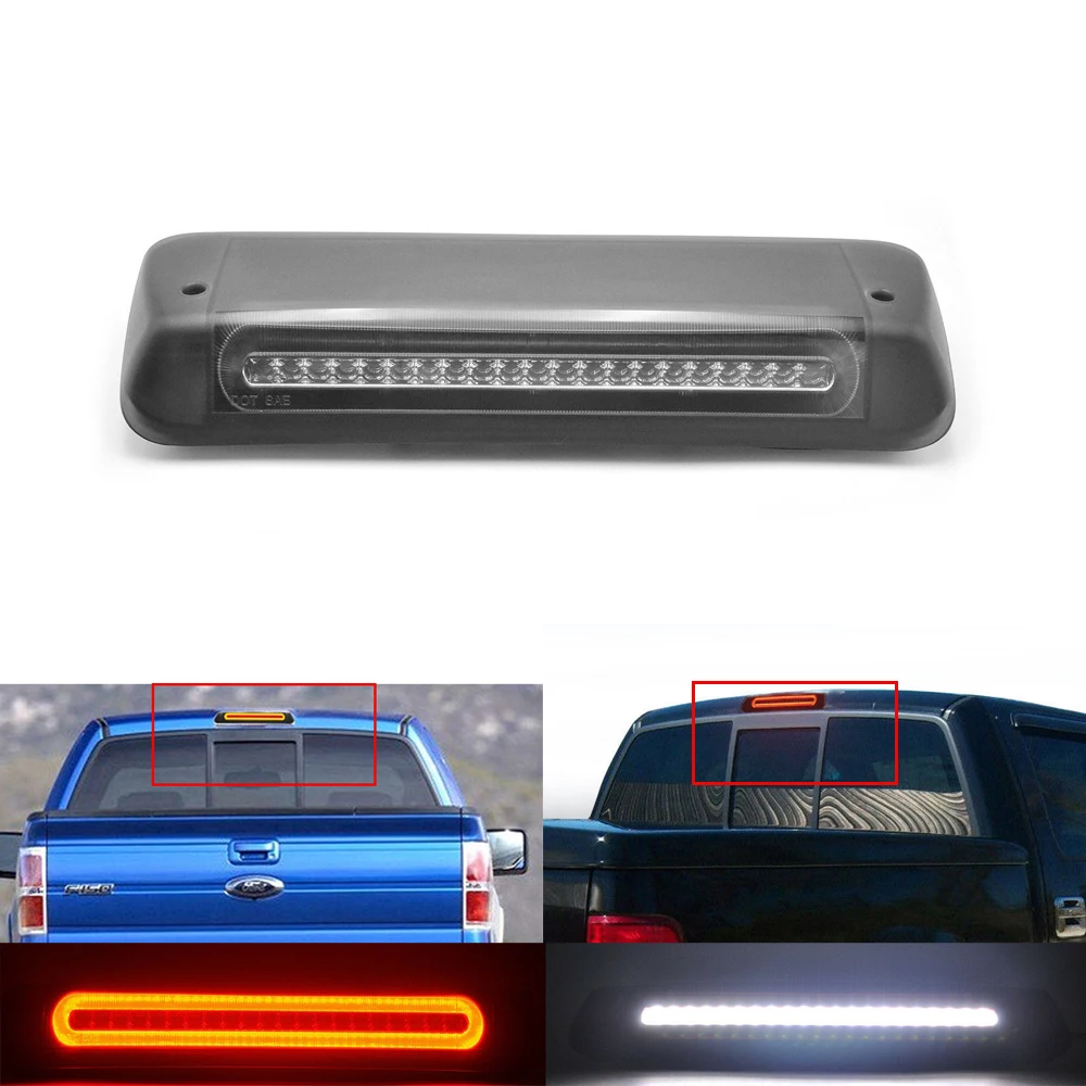 1x OEM подходит для 04-08 Ford F-150 пикапа грузовика дым объектив 3-й третий светодиодный тормозной фонарь лампа