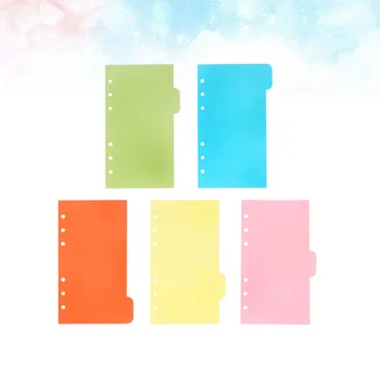 

1 Pcs Tab Divider Paper A5 Practical Classified Colorful Document Organiser Lables Page Tab Dividers