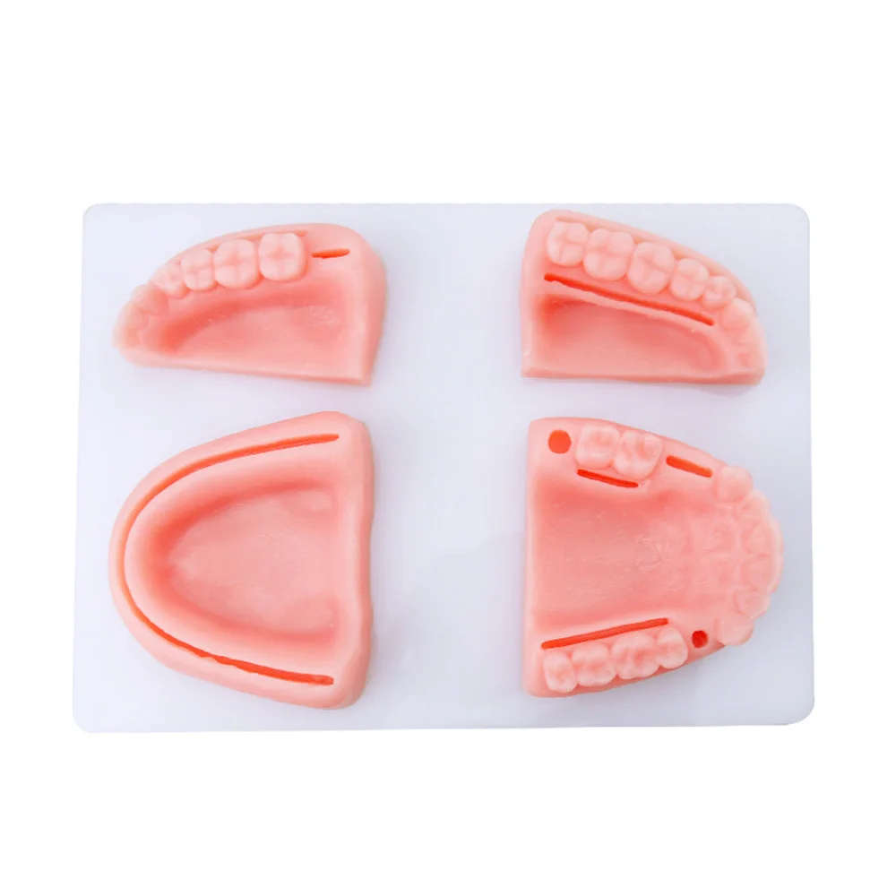 Зубные полости рта жевательной шов тренировочная Модель зуб ортодонтический медицинский силиконовый Пародонтит шва стоматологический инструмент