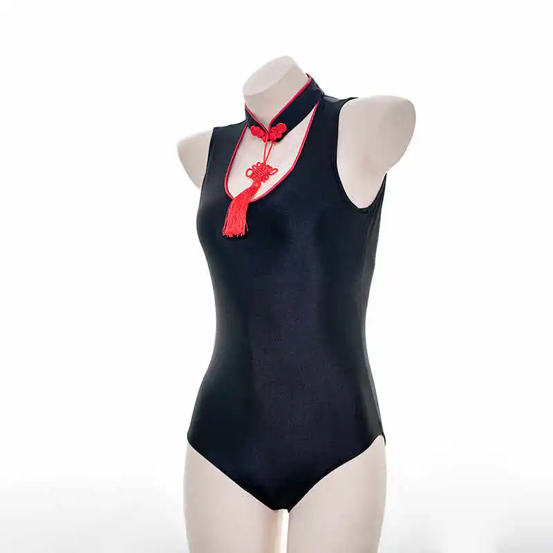 Cosplay&ware Two-dimensional Sexy Retro Style Cheongsam Dead Reservoir Water Chinese Girl One-piece Swimsuit Halter Pajamas Women -Zentai shop online He50d1e1c286d4b41a7ed587fc1901188a.jpg