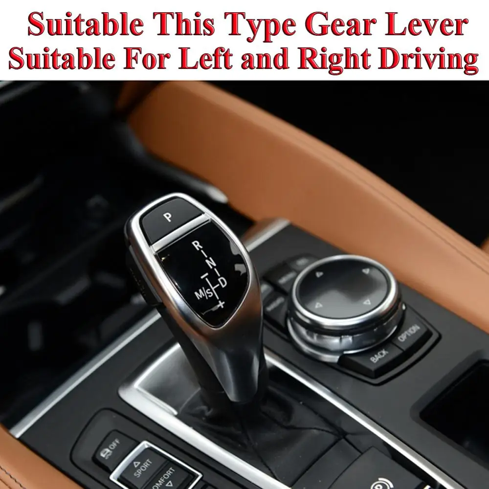 

Car Shift Knob Panel Gear Shifts Knob Panel Sticker Button Cover Emblem M Performance Sticker For BMW X1 X3 X5 X6 M3 M5 F01 F10