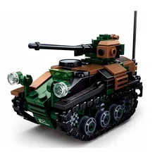 Военная серия "Мировая война", немецкая мини ласка 1, воздушно-десантная модель автомобиля, фигурки солдат, строительные блоки, игрушки, подарки