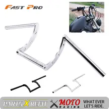 Универсальная ручка Z-Bar для мотоцикла 22 мм Z-Bar ручка в стиле ретро для Harley Yamaha Sportster Кафе Racer Custom Chopper